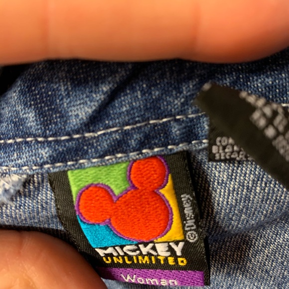 Sold vtg 90s Mickey Mouse Cowboy Mickey overalls - Picture 13 of 16